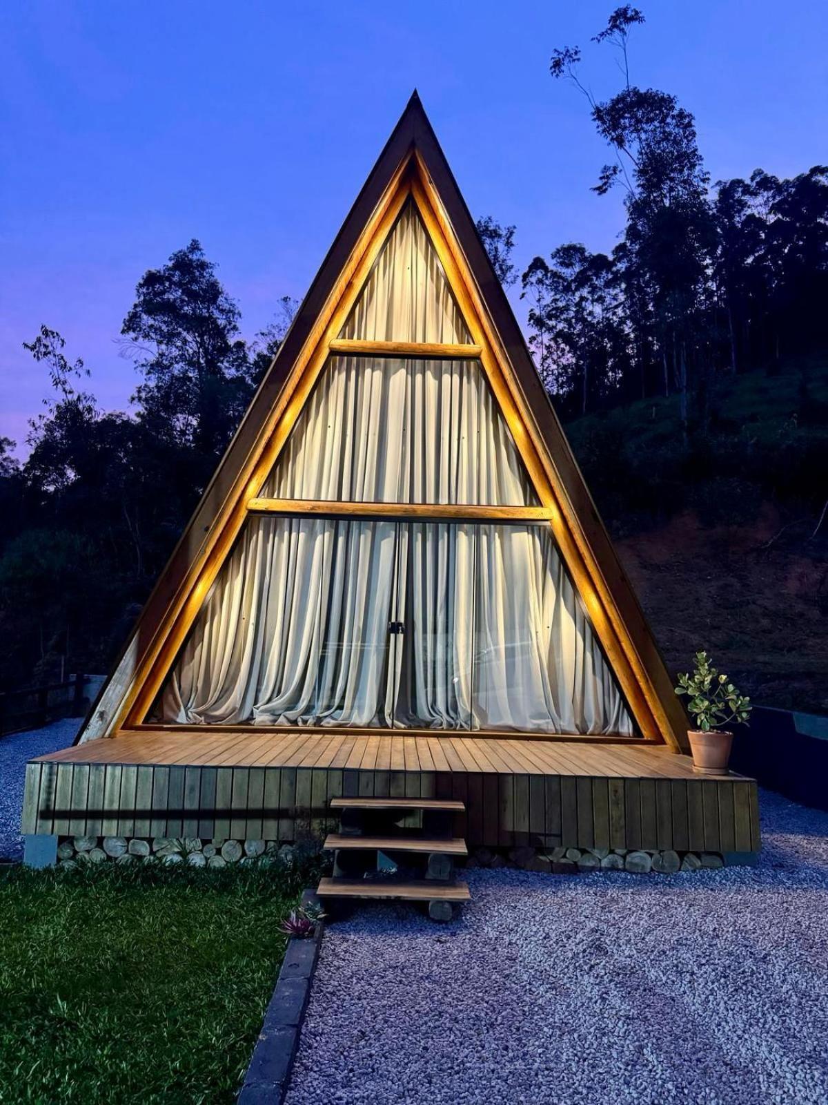 Chale Amanhecer Serra Do Rio Do Rastro Lauro Muller Exterior foto